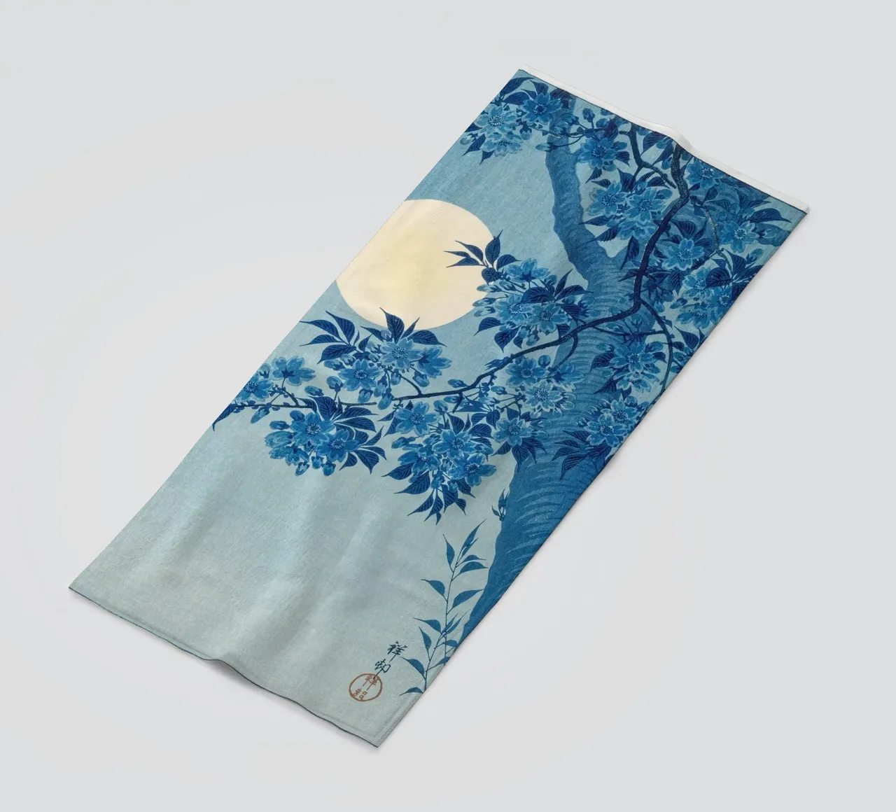 Ohara Koson - Ciliegio in fiore in una notte di luna telo mare da Old Masters
