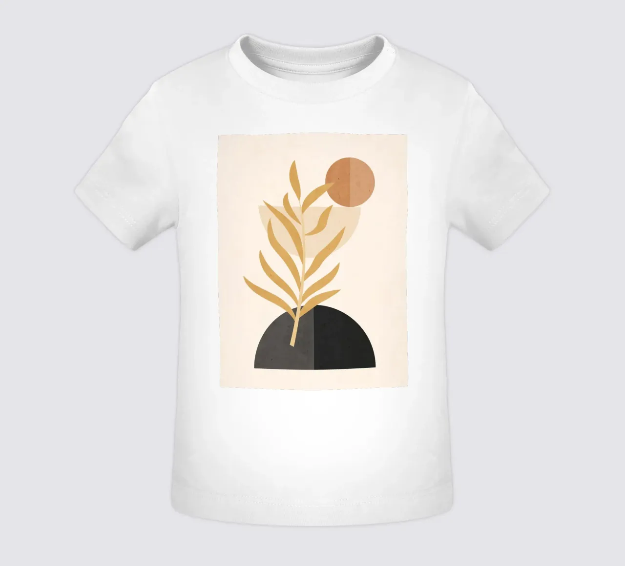 Abstract Minimal Plant 022 baby t-shirt by ThingDesign