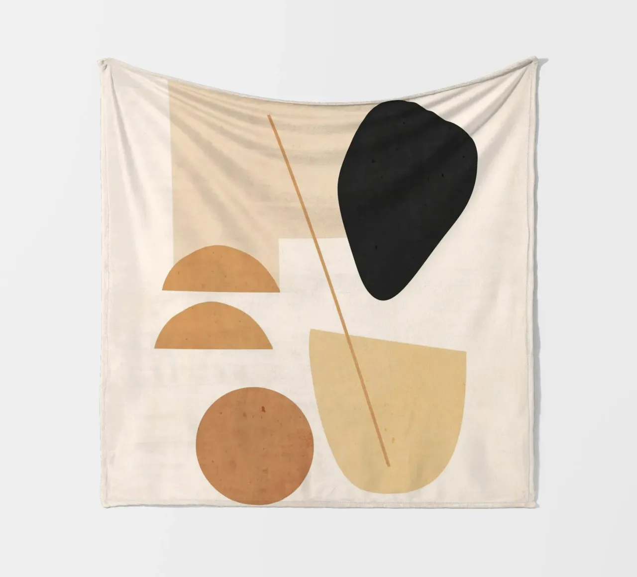 Forme d'arte astratta 022 coperta in pile da ThingDesign