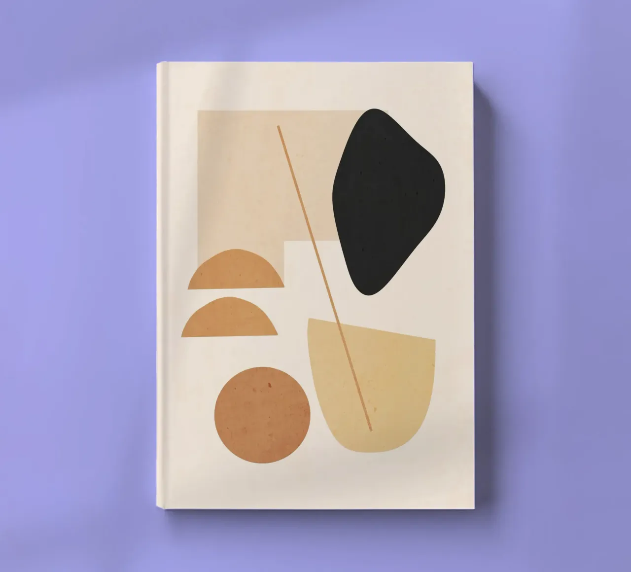 Abstract Art Shapes 022 notebook by ThingDesign