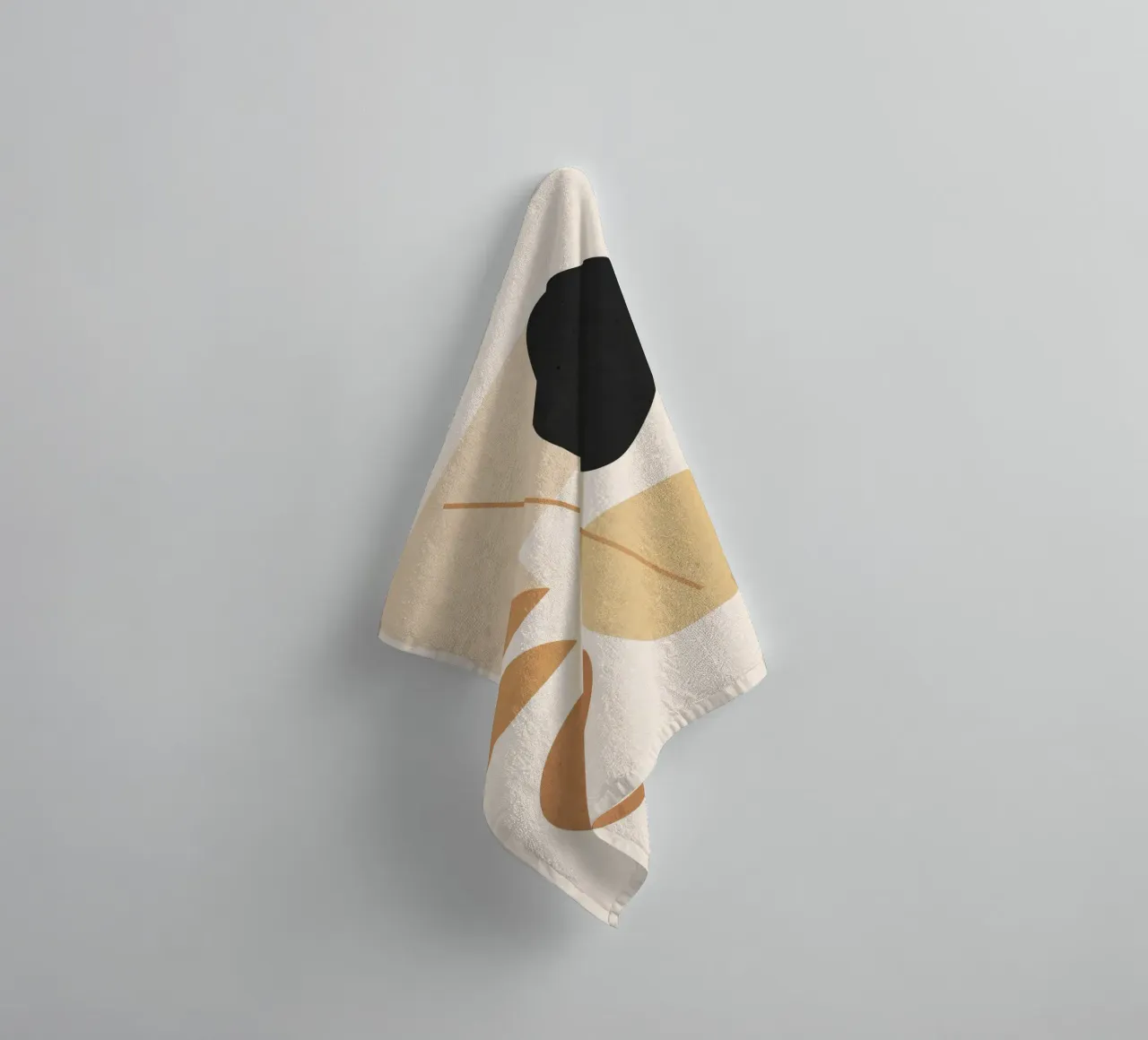 Abstract Art Shapes 022 towel by ThingDesign