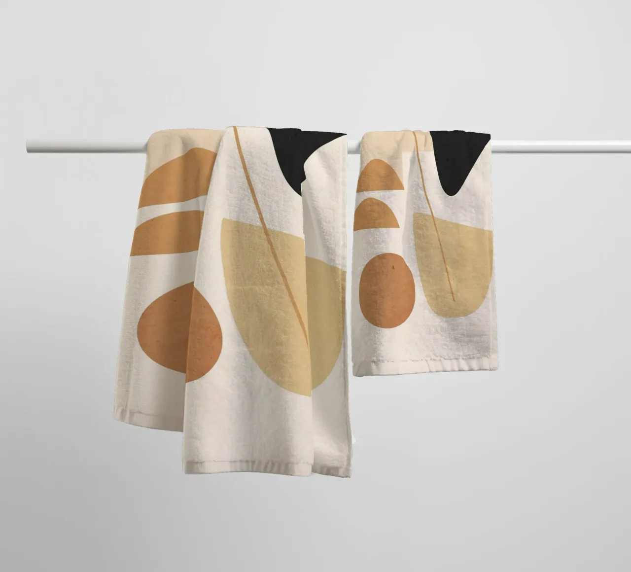 Abstract Art Shapes 022 towel by ThingDesign