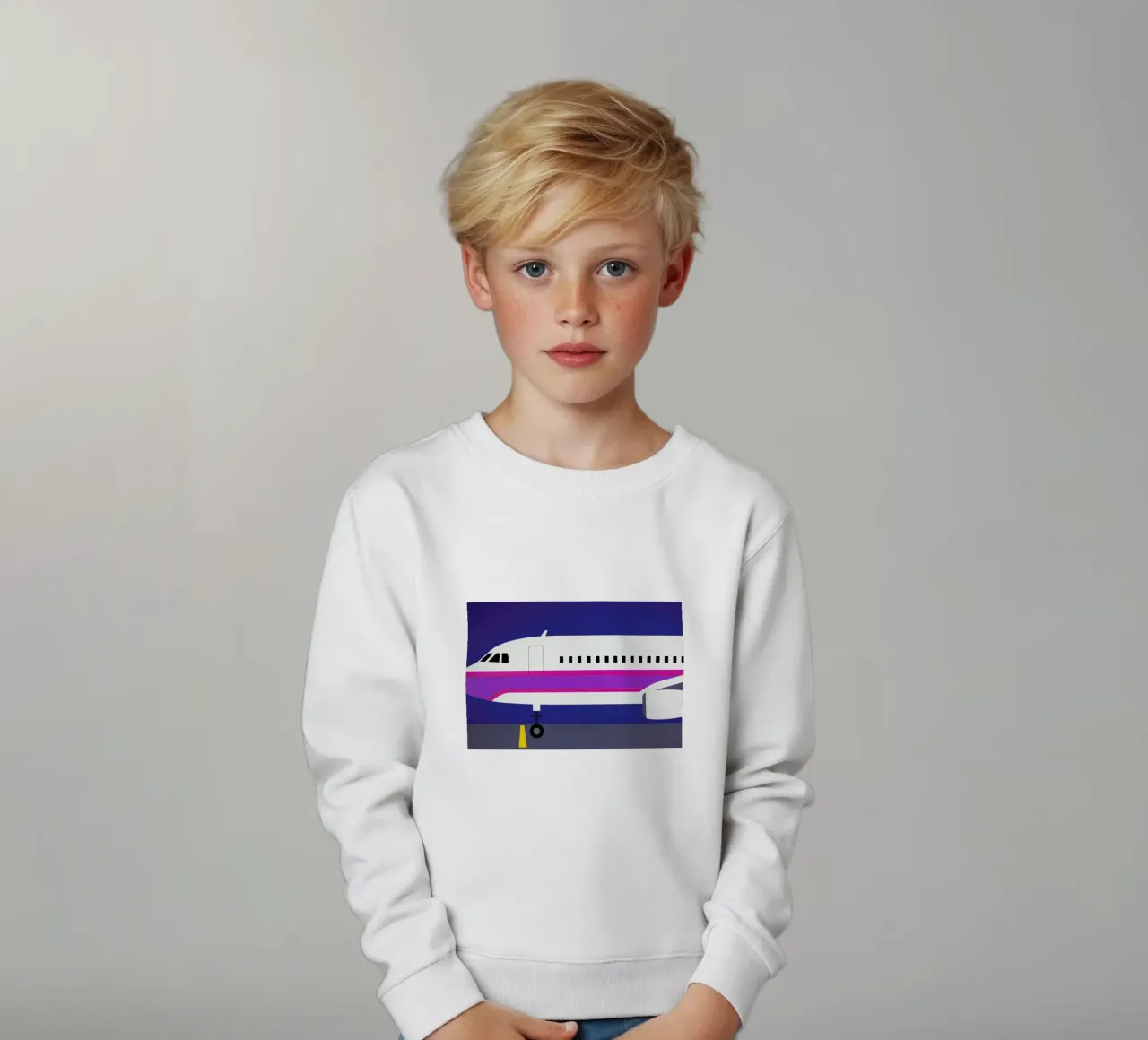 Airplane A320 felpa bambino da Rosi Feist