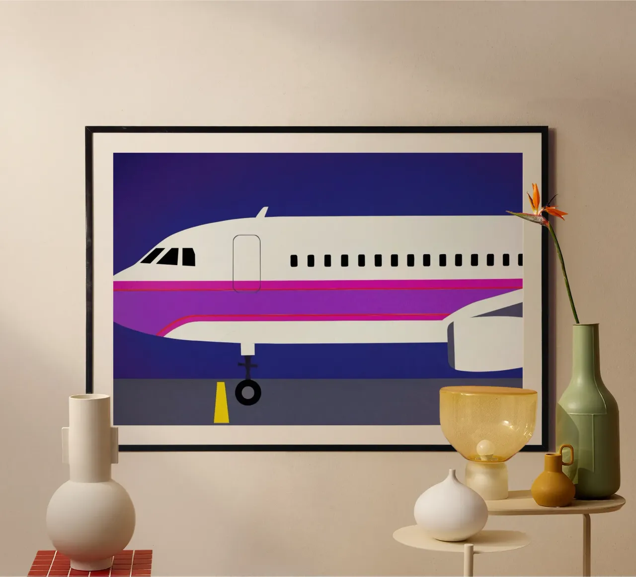 Airplane A320 carta hahnemühle da Rosi Feist