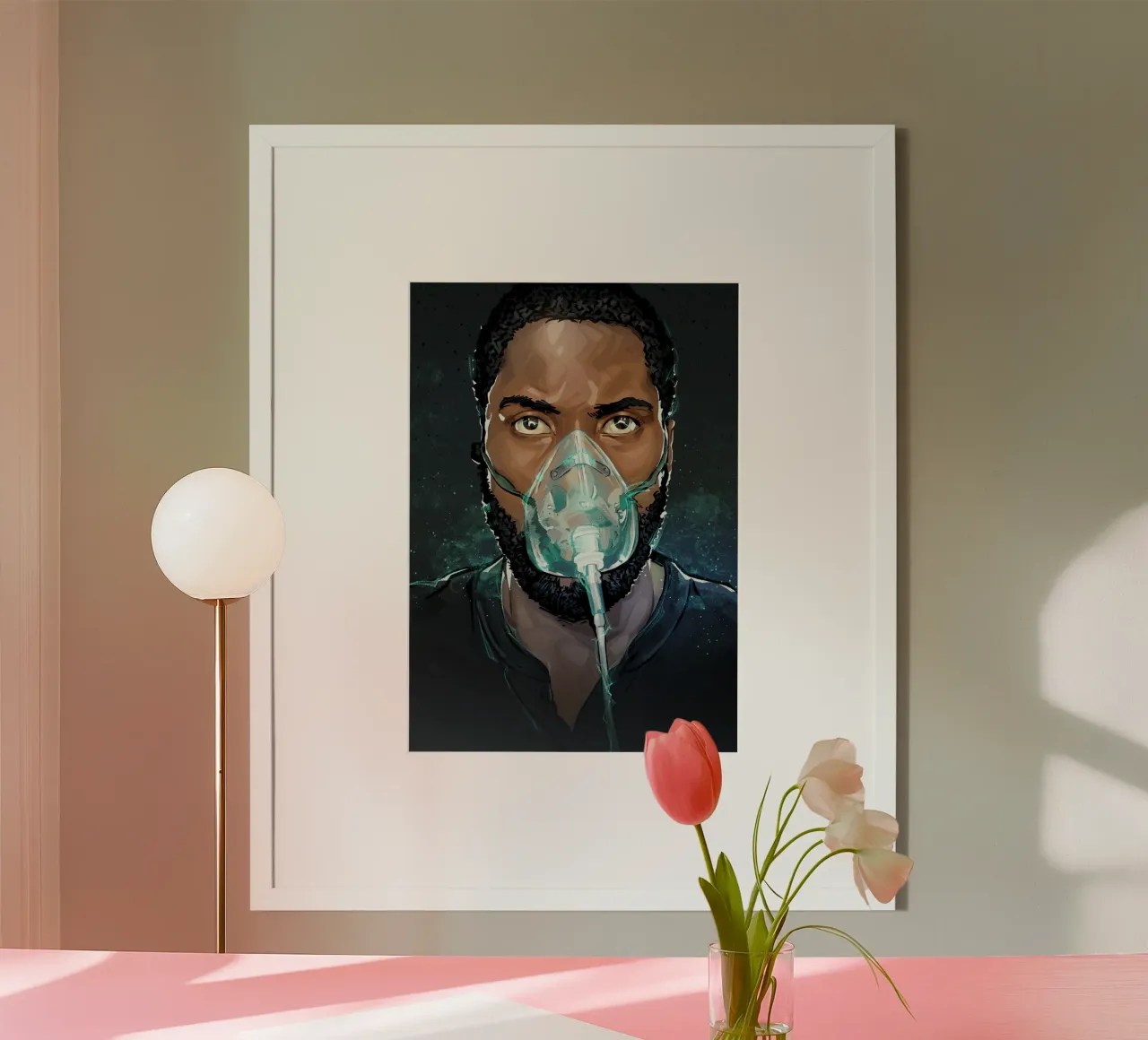 Tenet poster con telaio in alluminio da nabakumov