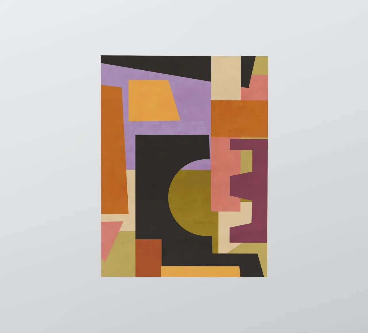 Modern Abstract Art 79 sticker by ThingDesign