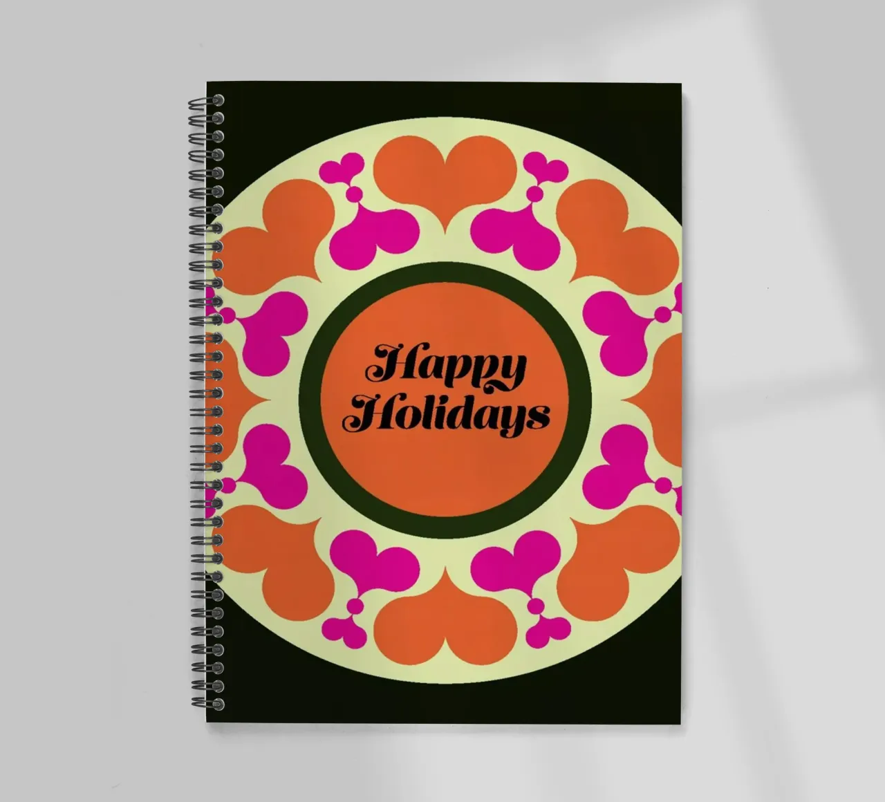 Circle Of Hearts spiral notebook by Bo Lundberg