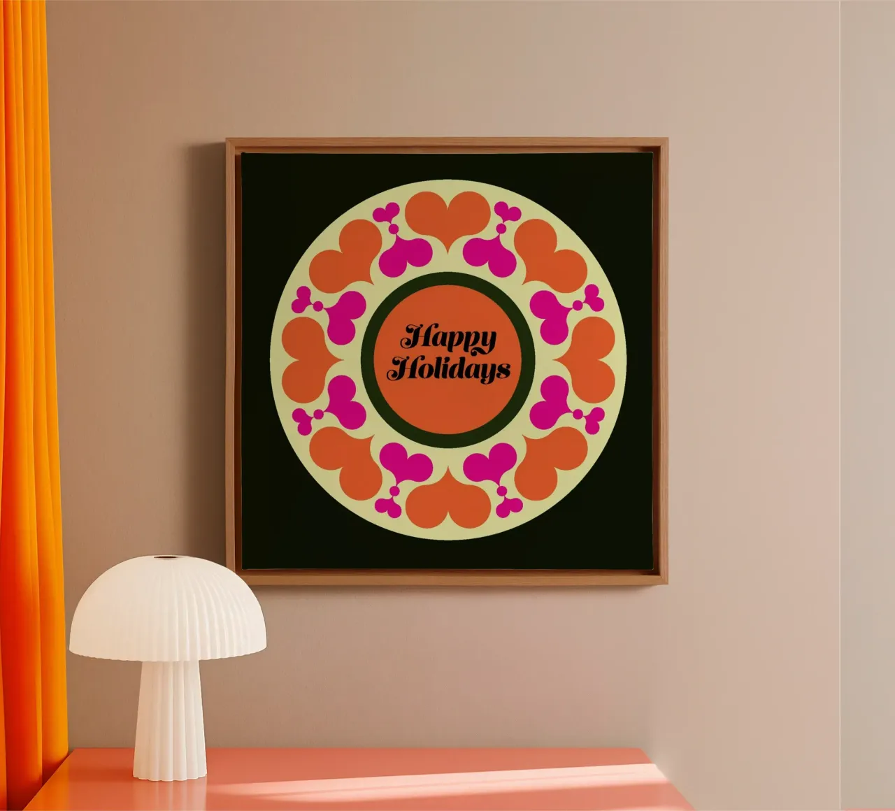 Circle Of Hearts canvas met Baklijst van Bo Lundberg