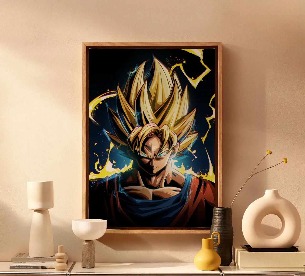 Super DBZ tela con Cornice a cassetta da nabakumov