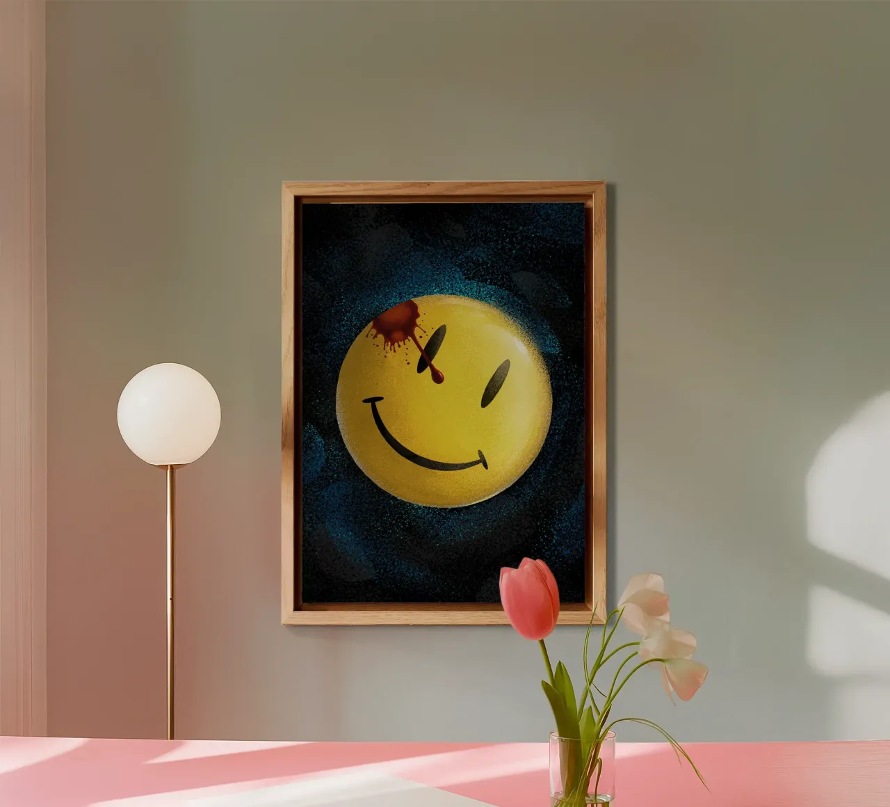The Smiley Symbol alluminio dibond da nabakumov