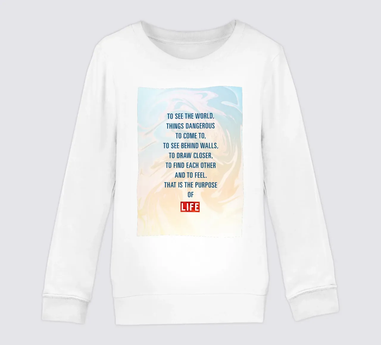 The Purpose Of Life felpa bambino da nabakumov