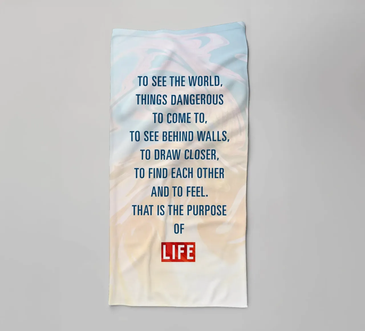 The Purpose Of Life asciugamano da bagno da nabakumov