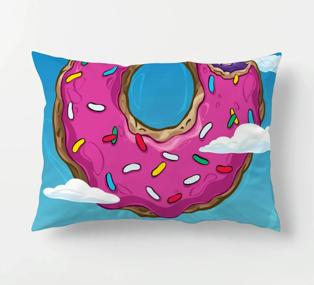 The Donut Family cuscino da nabakumov