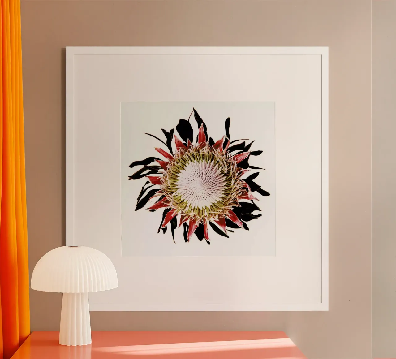 Classic Botanical Flowers 09 poster con telaio in plastica da Shot By Clint