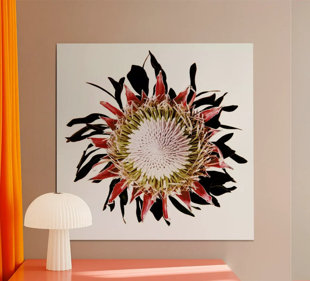 Classic Botanical Flowers 09 poster con telaio in plastica da Shot By Clint