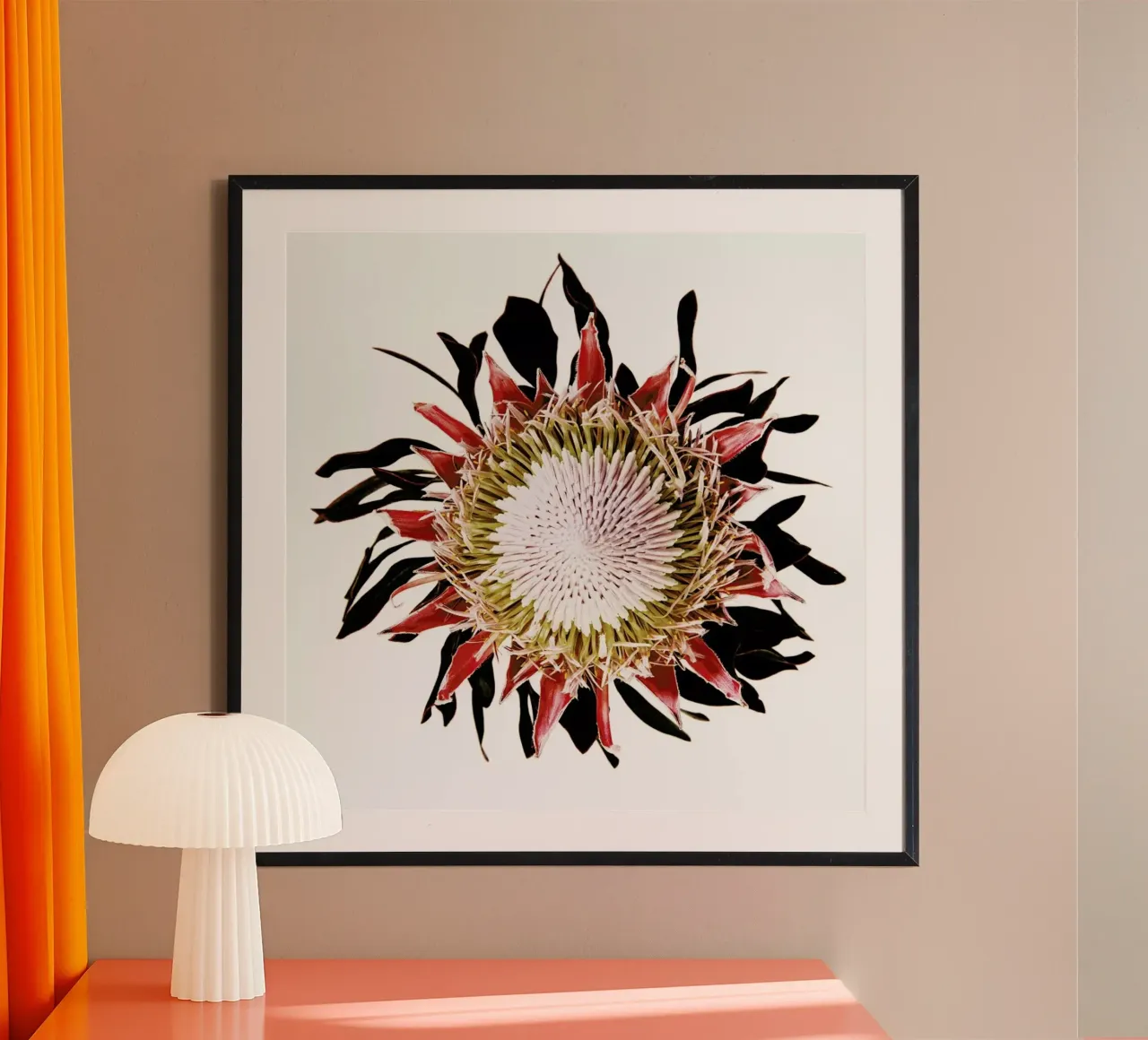 Classic Botanical Flowers 09 poster con telaio in plastica da Shot By Clint
