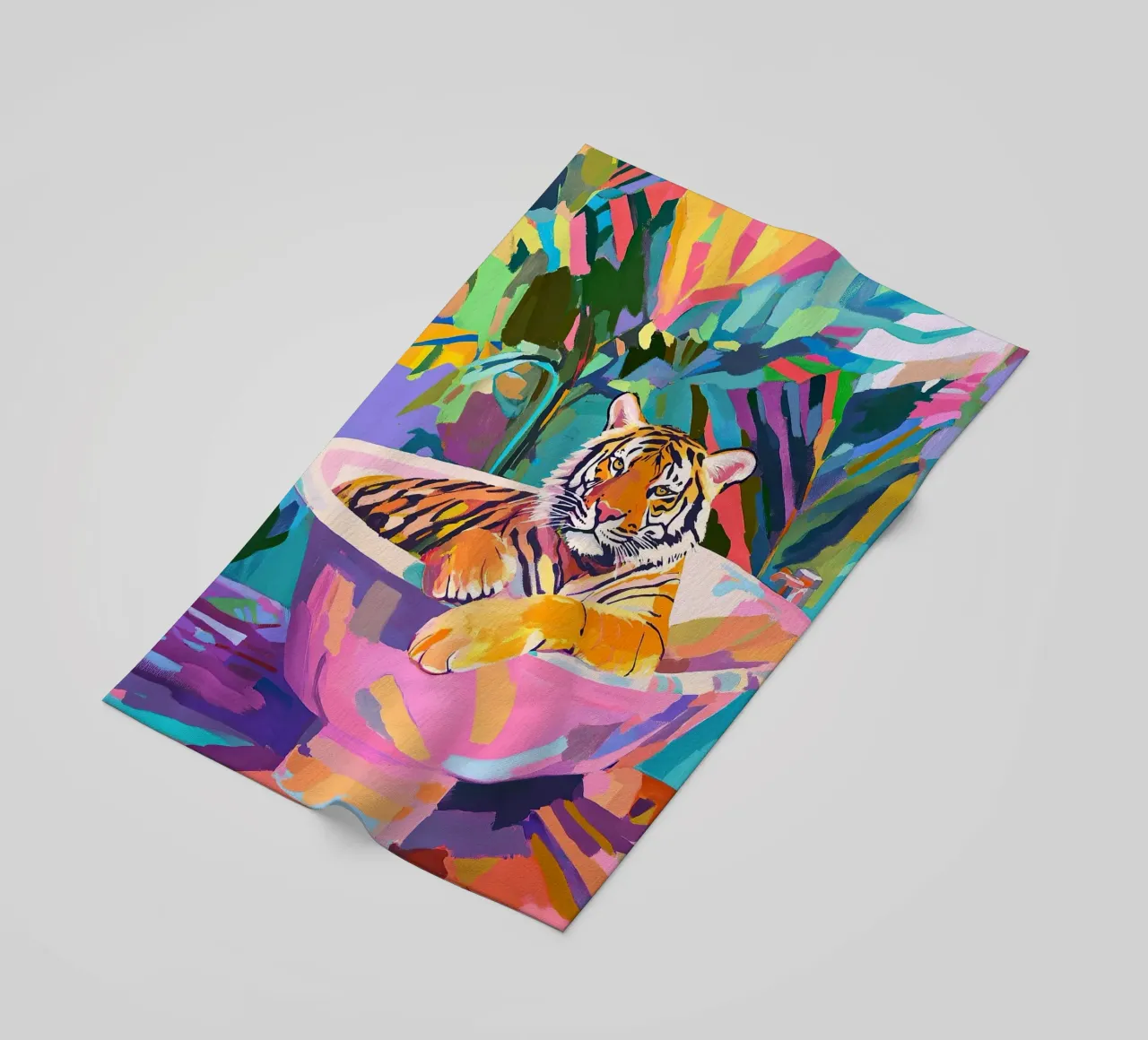 Tigre telo mare da Nikis Art Studio