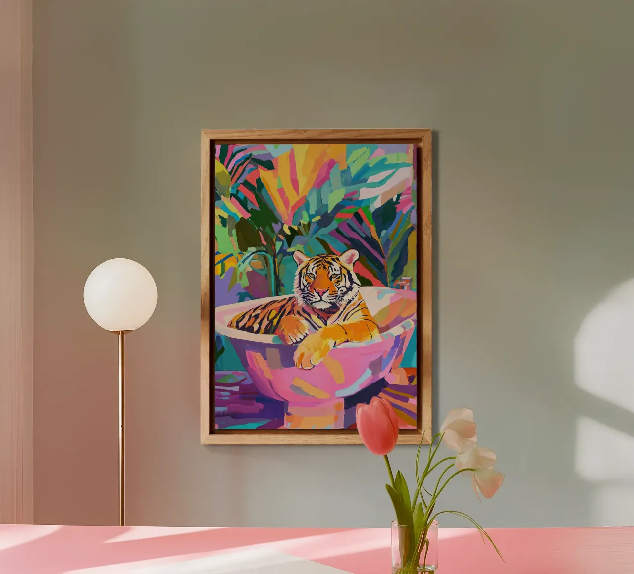 Tigre alluminio dibond da Nikis Art Studio