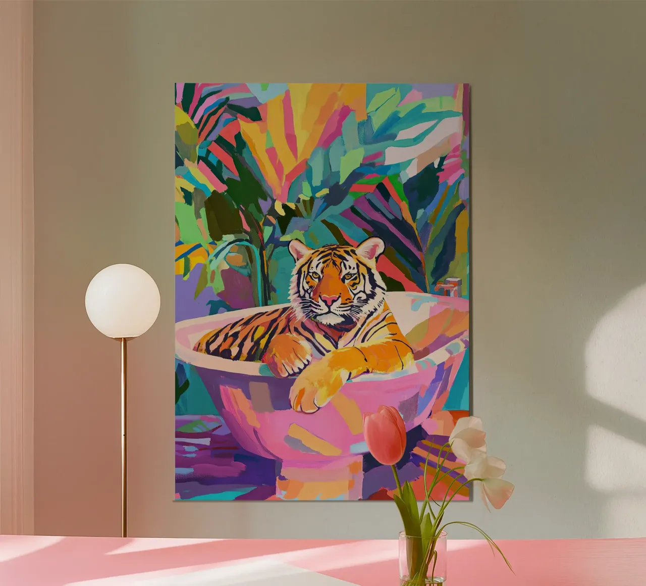 Tigre alluminio dibond da Nikis Art Studio