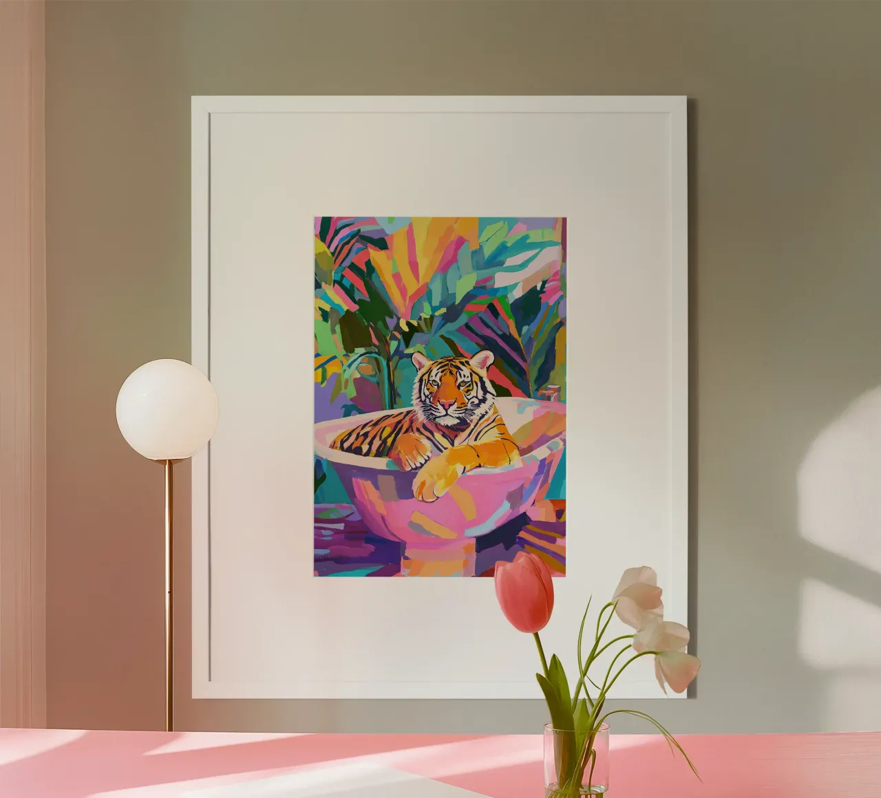 Tigre poster da Nikis Art Studio