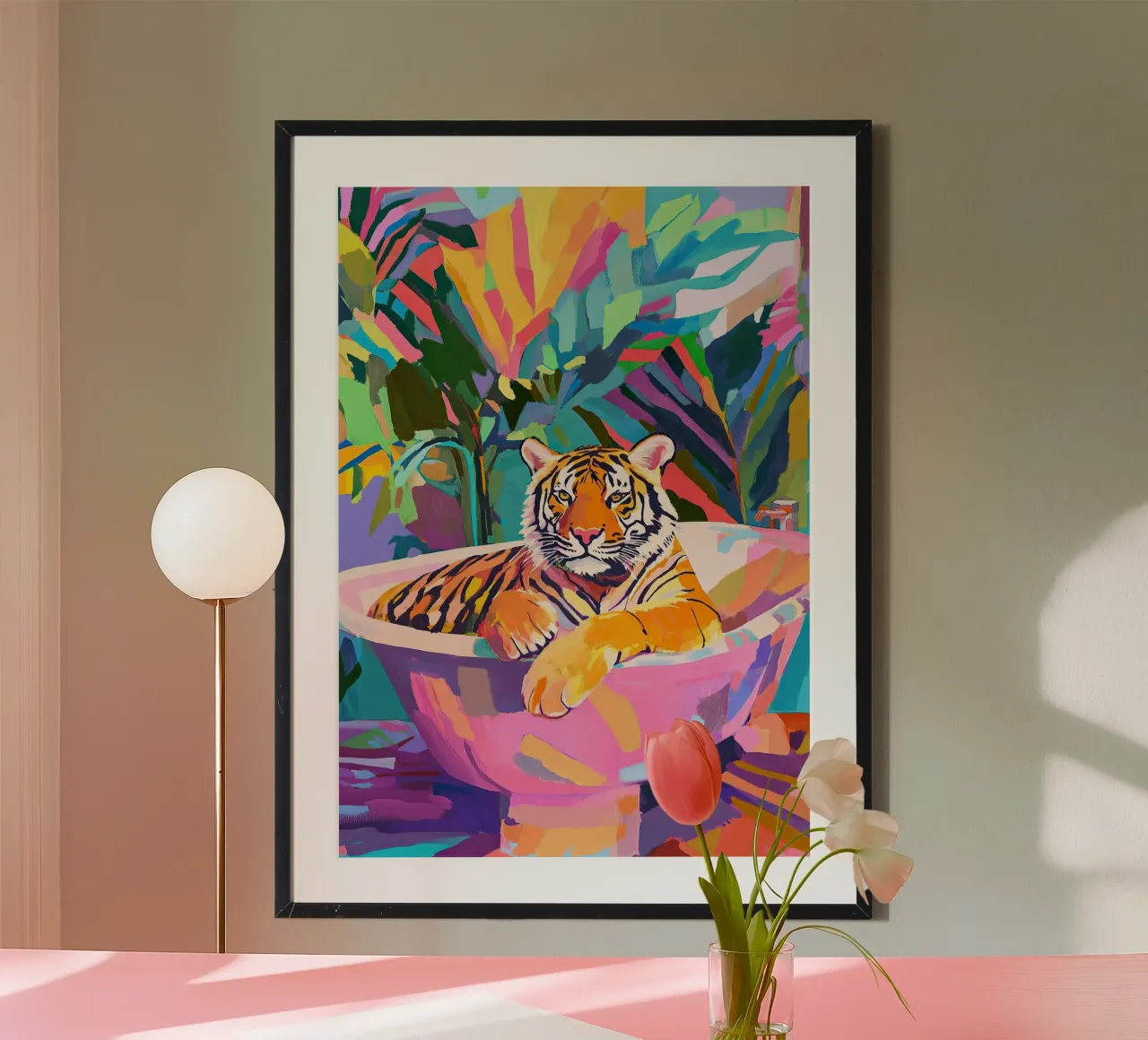 Tiger poster by Nikis Art Studio