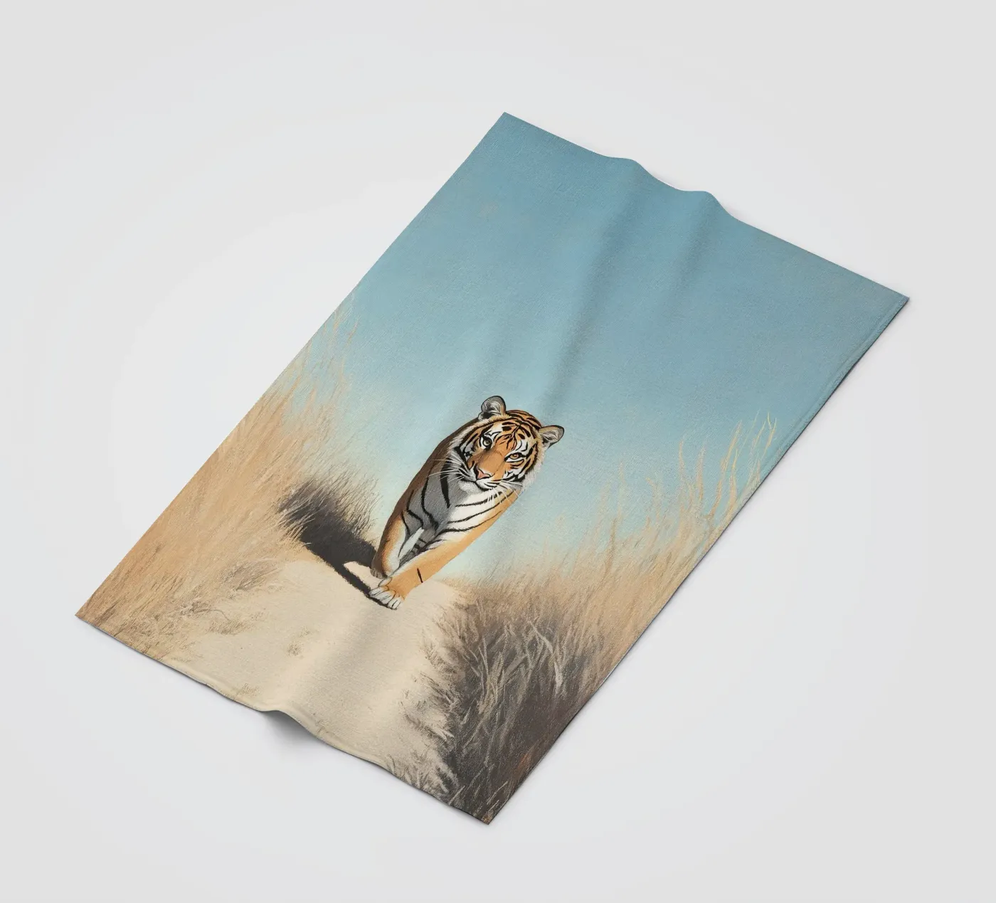 Tijger fleecedeken van Nikis Art Studio