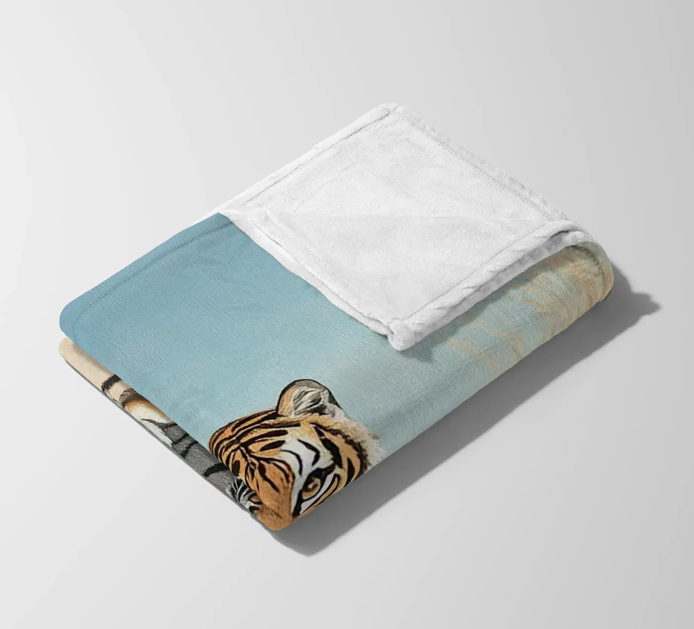 Tijger fleecedeken van Nikis Art Studio