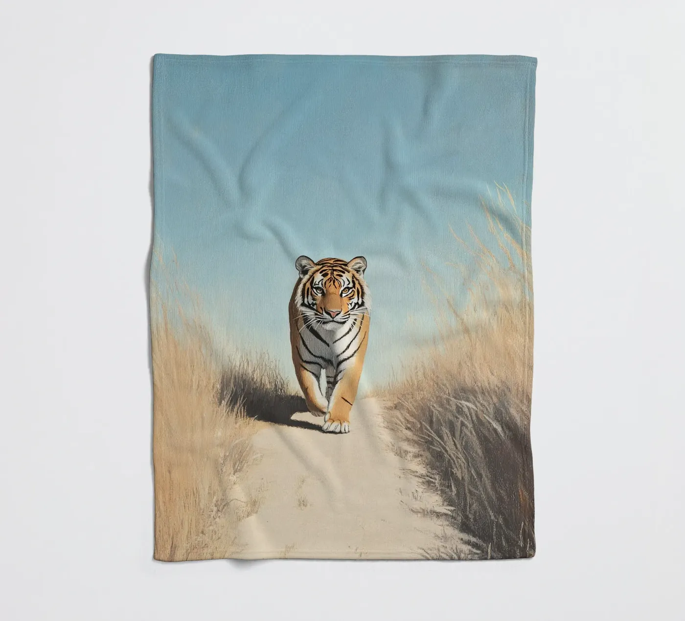 Tijger fleecedeken van Nikis Art Studio