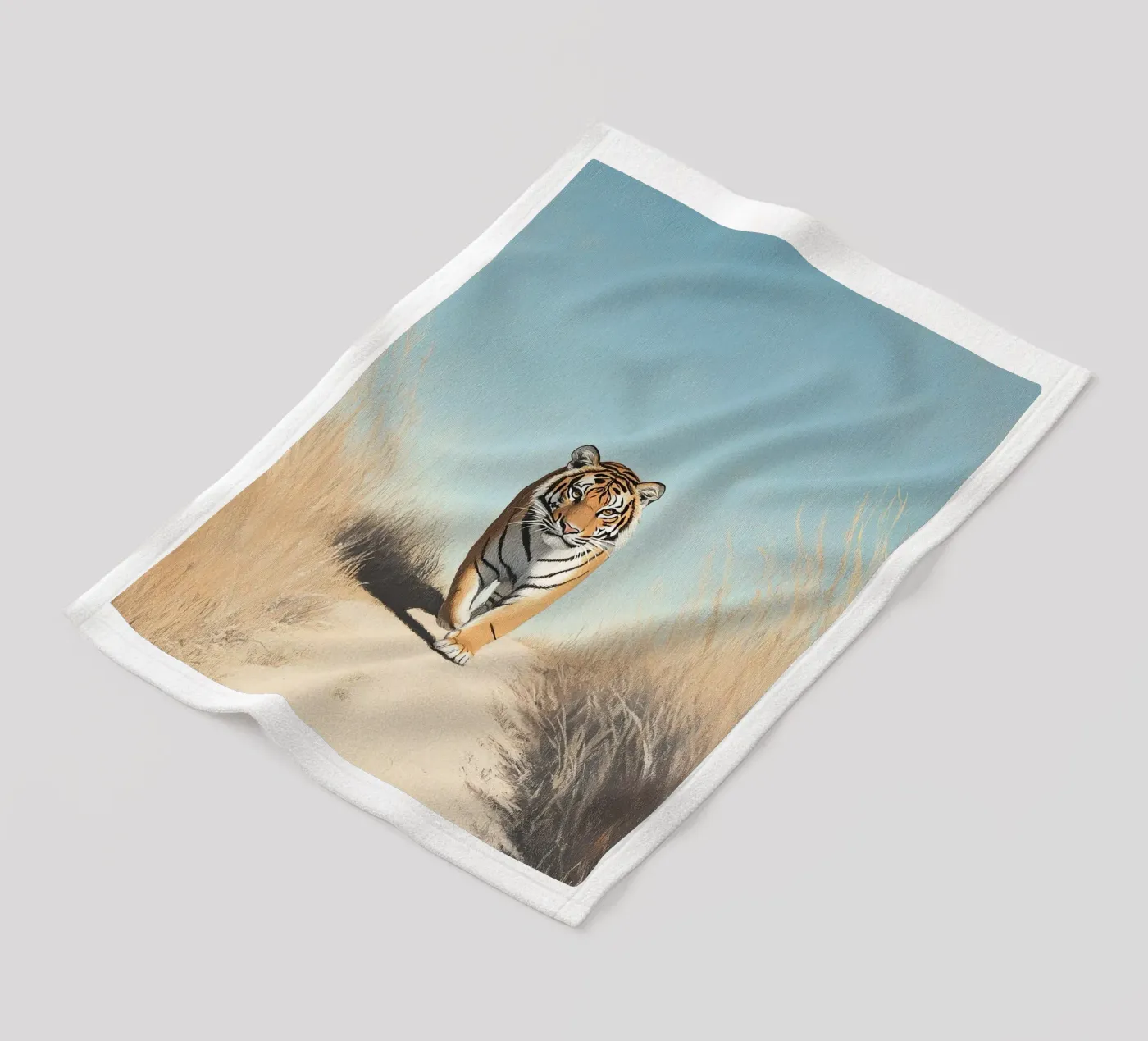 Tijger fleecedeken van Nikis Art Studio