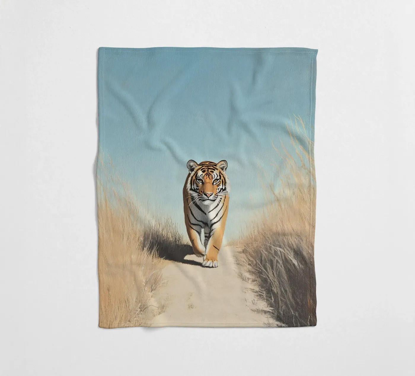 Tijger fleecedeken van Nikis Art Studio