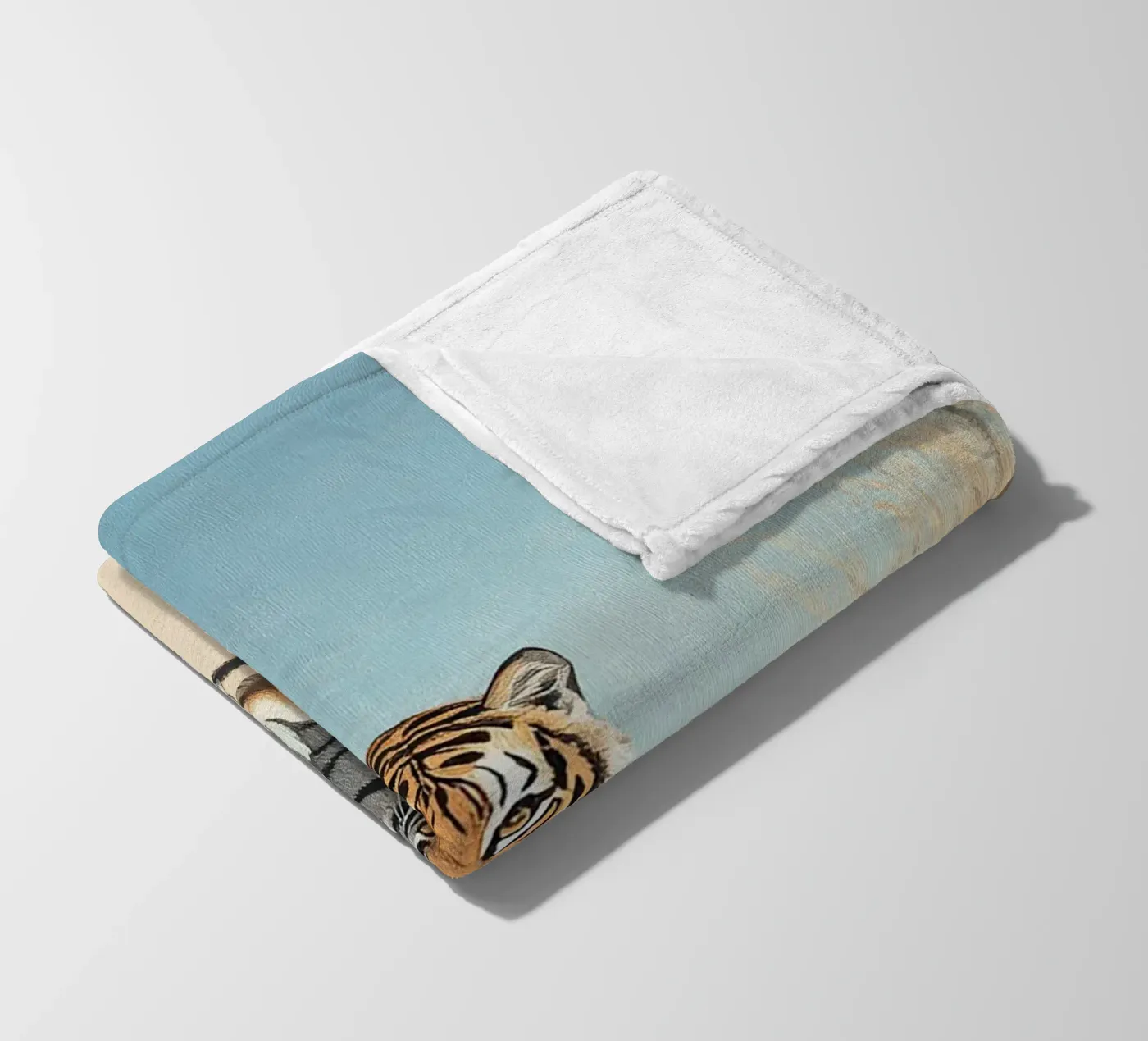 Tijger fleecedeken van Nikis Art Studio