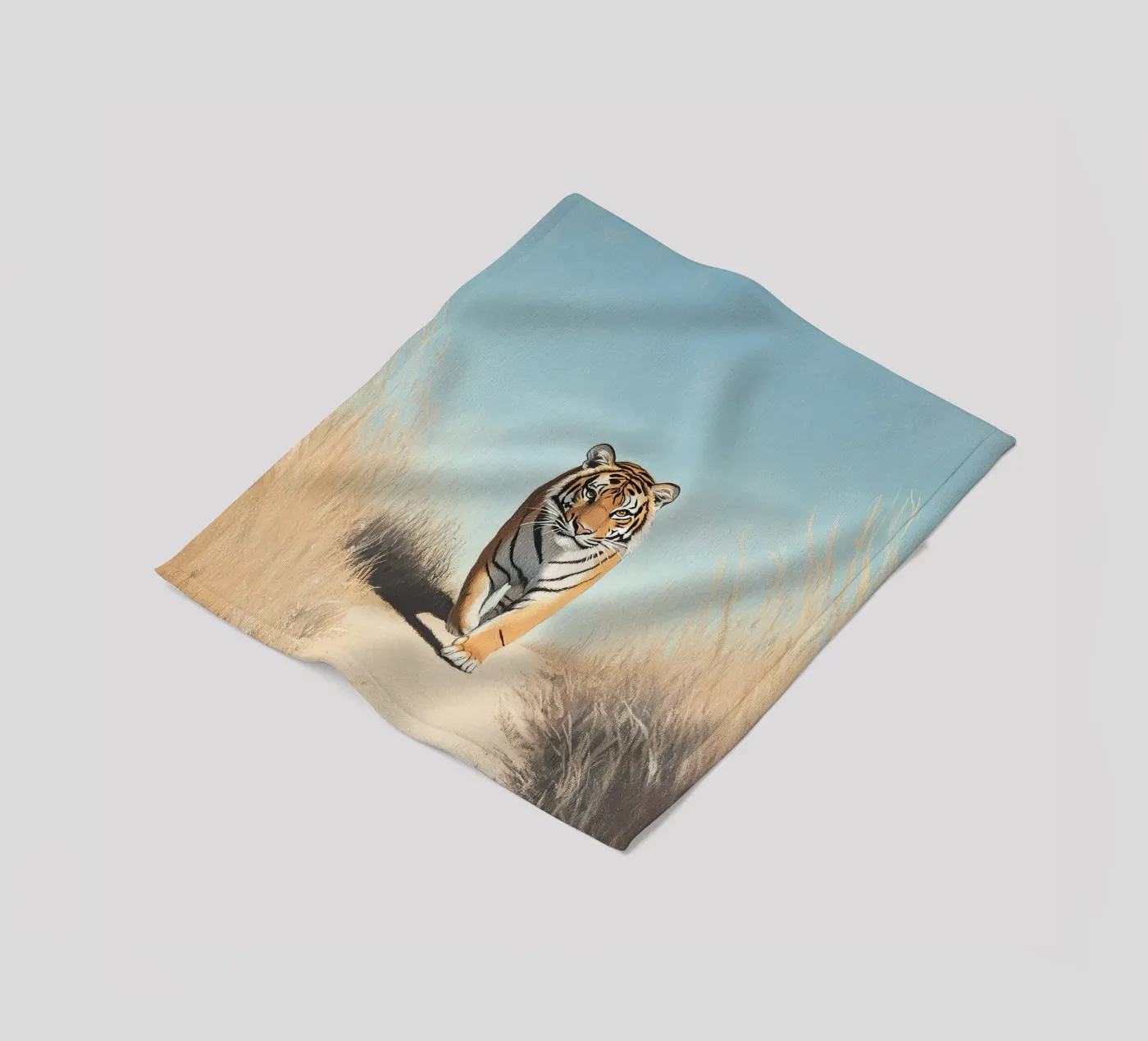 Tijger fleecedeken van Nikis Art Studio