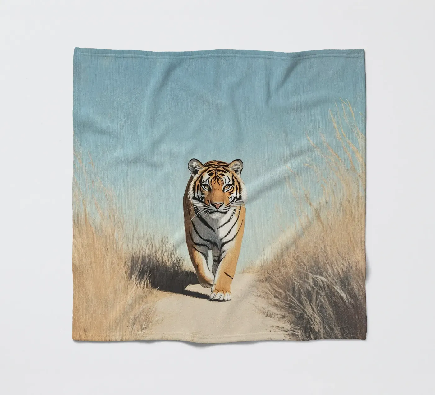 Tijger fleecedeken van Nikis Art Studio