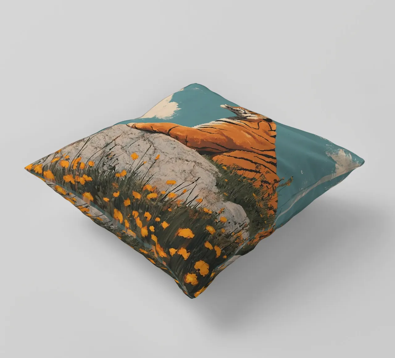 Tigre cuscino da Nikis Art Studio