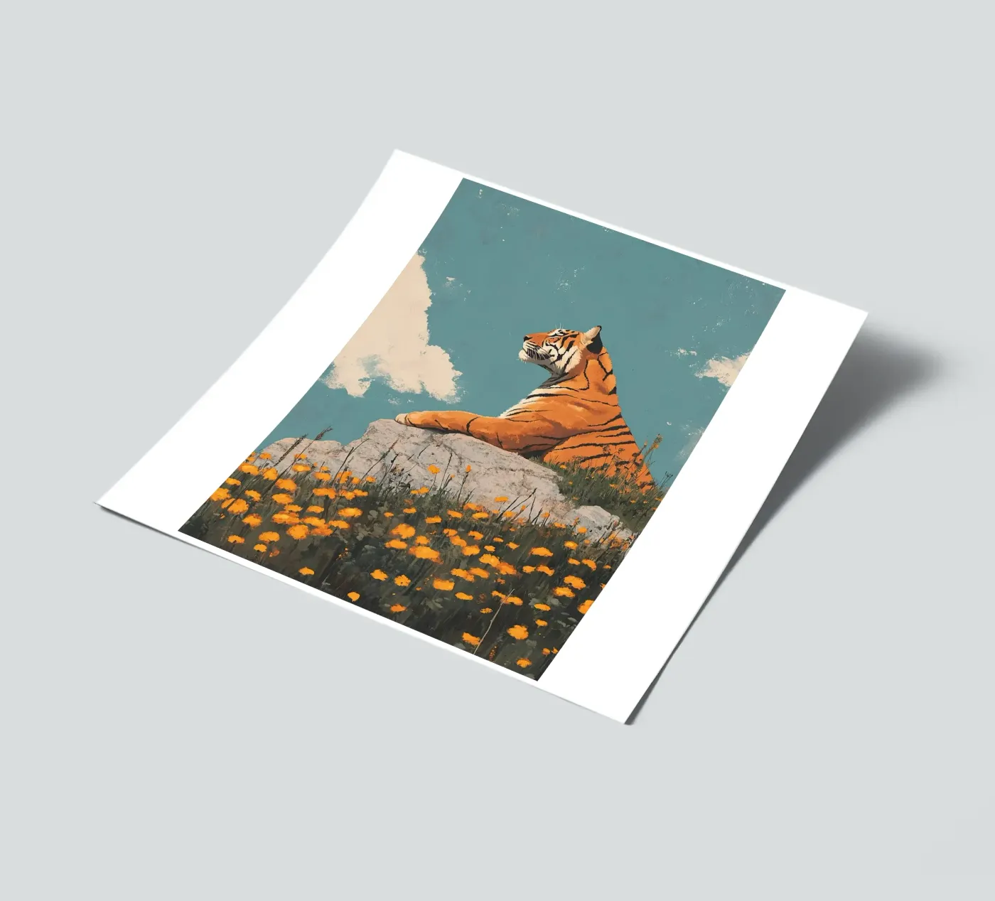 Tiger sticker sheet by Nikis Art Studio