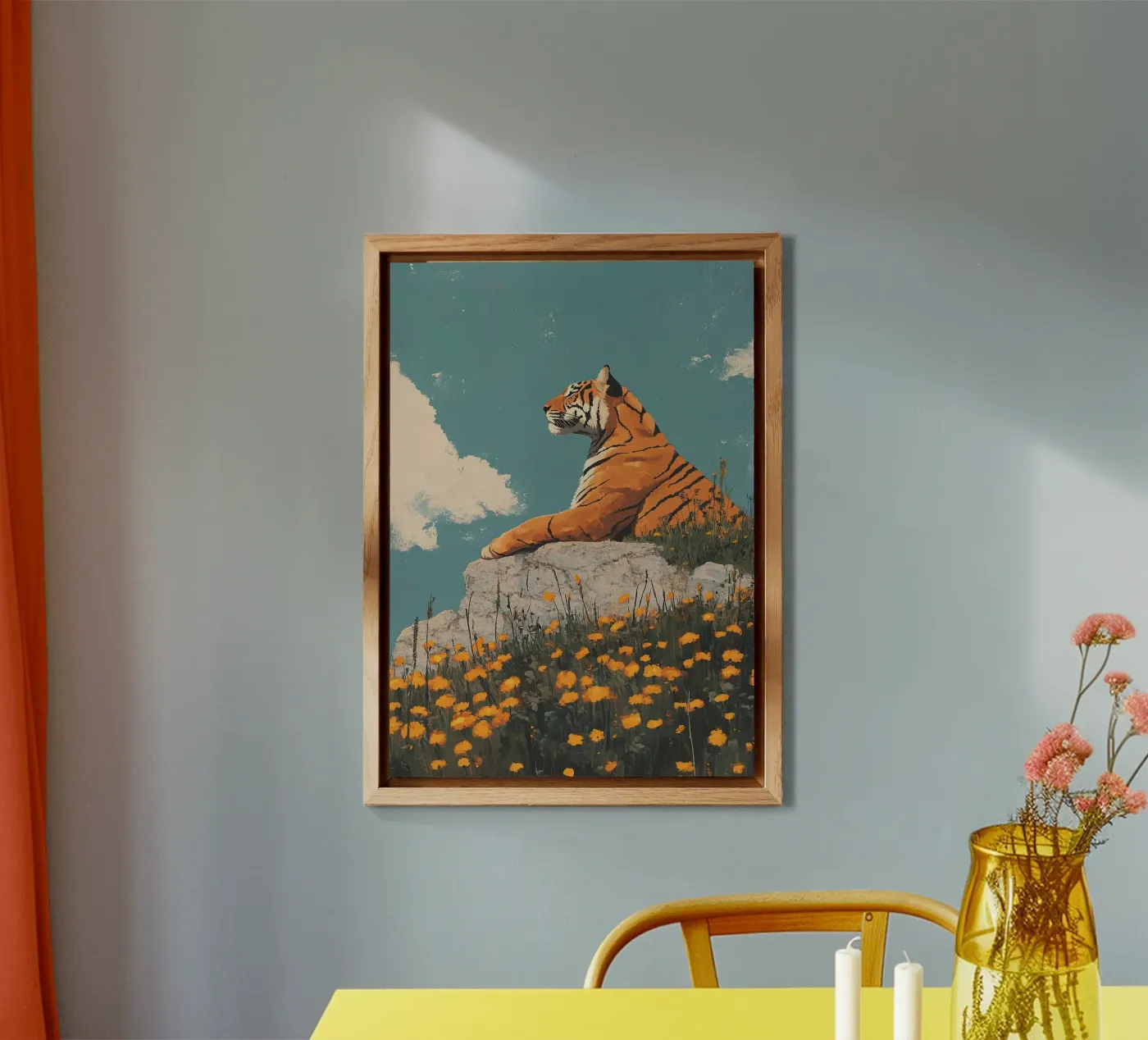 Tiger forex plate by Nikis Art Studio