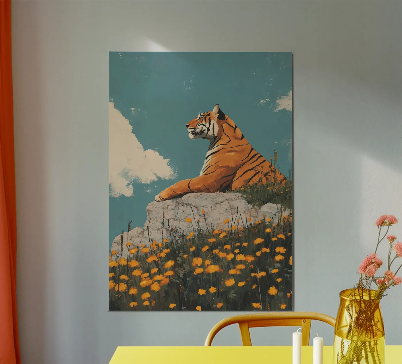 Tiger forex plate by Nikis Art Studio