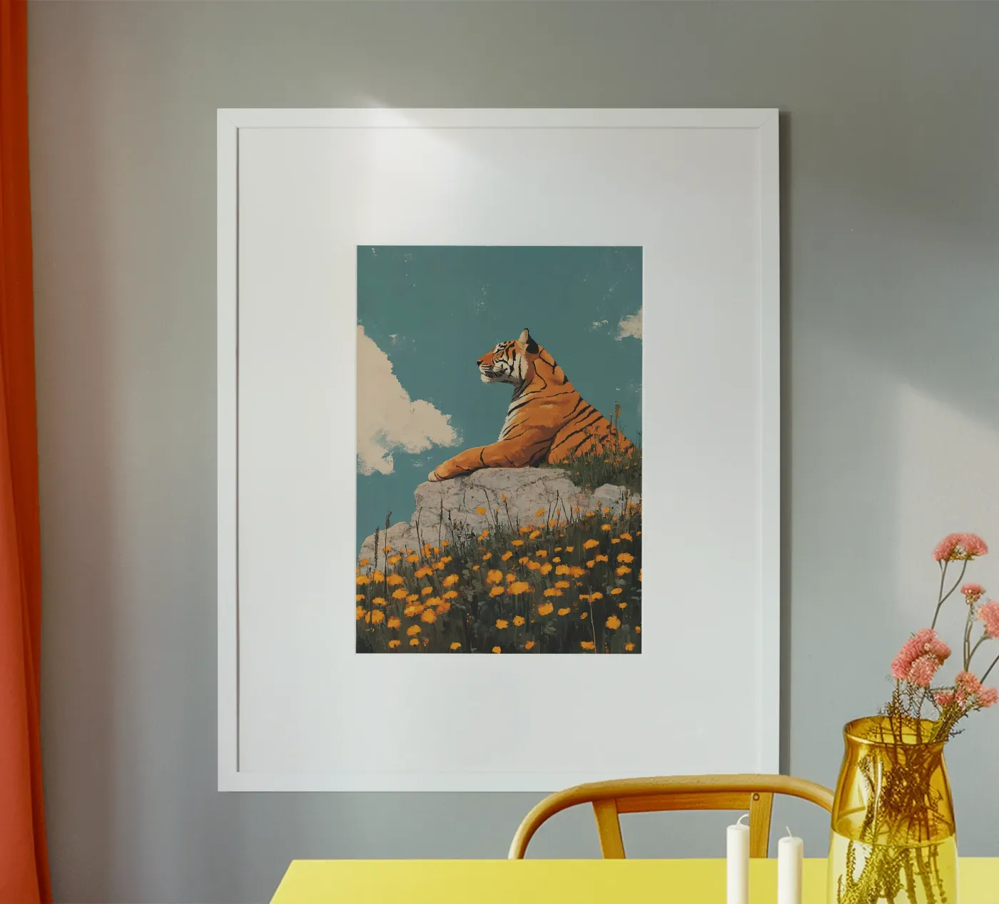 Tiger poster by Nikis Art Studio