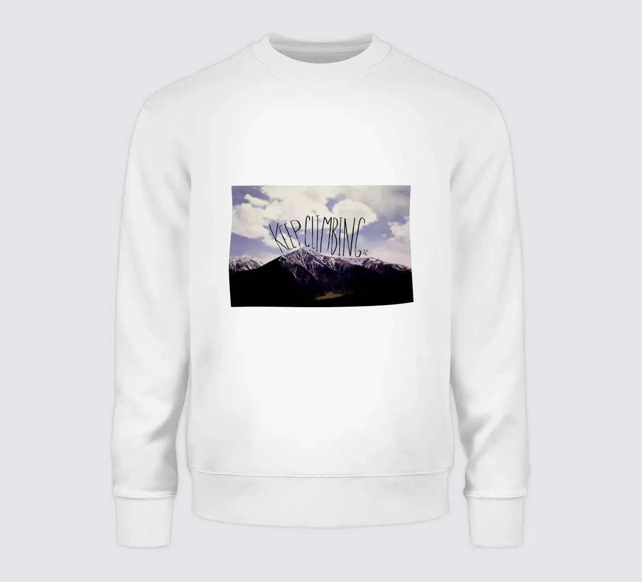 Keep climbing felpa da Leah Flores