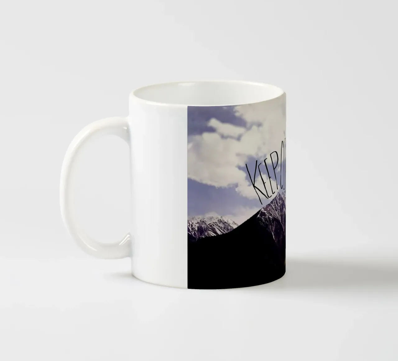 Keep climbing tazza in ceramica da Leah Flores