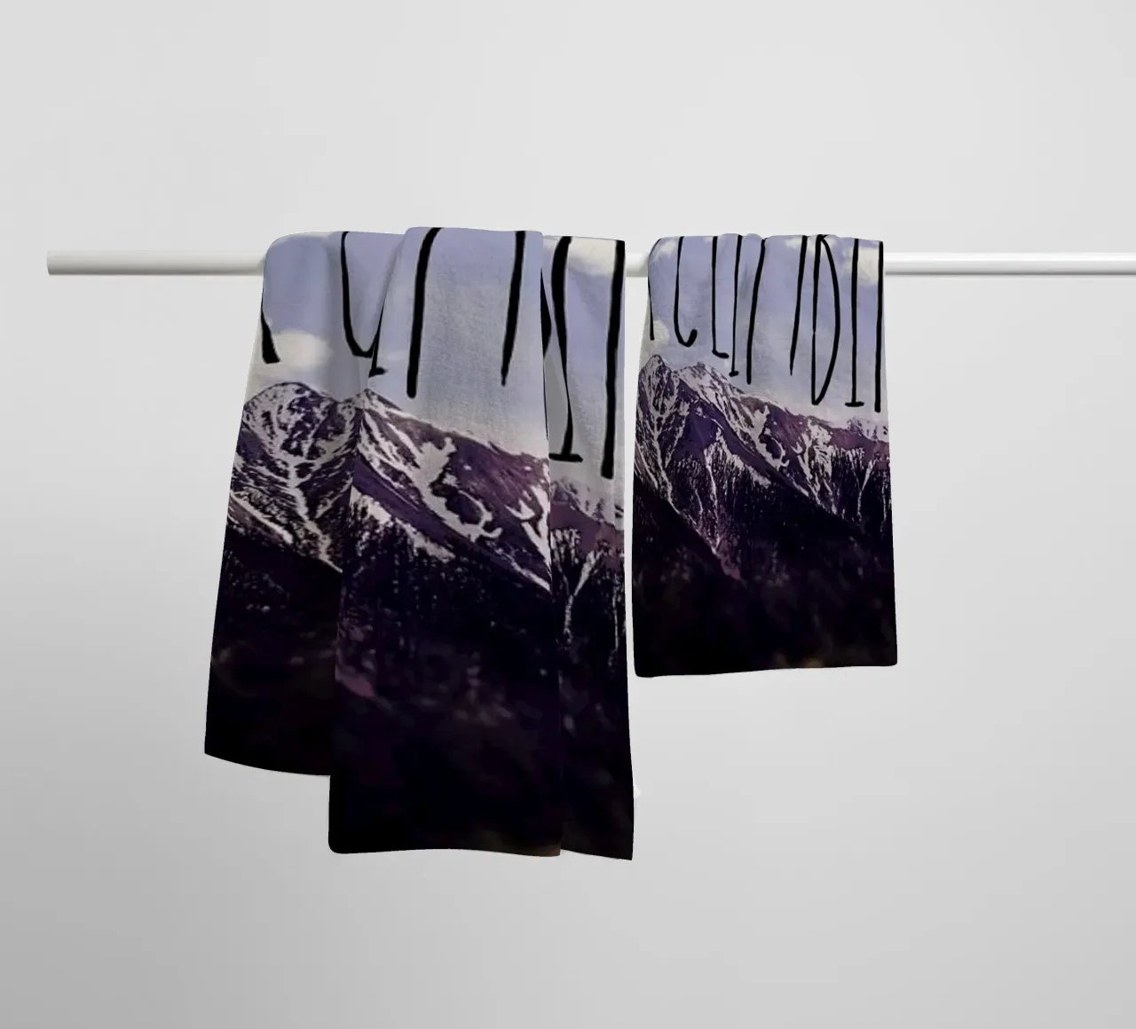 Keep climbing towel by Leah Flores