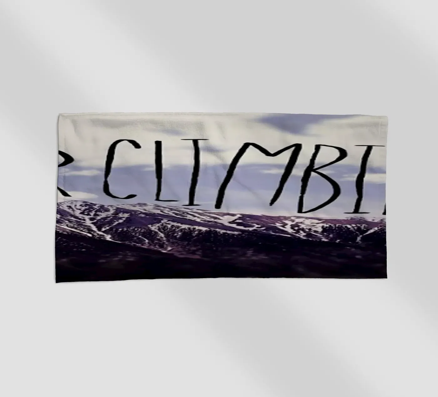 Keep climbing strandhanddoek van Leah Flores