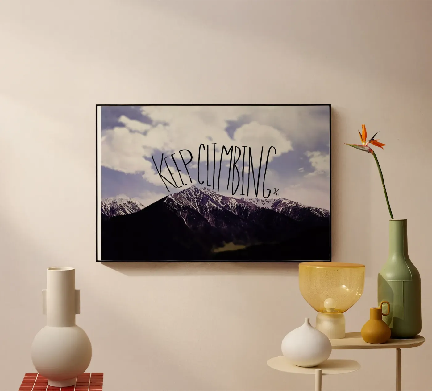 Keep climbing Acryl-Glas von Leah Flores