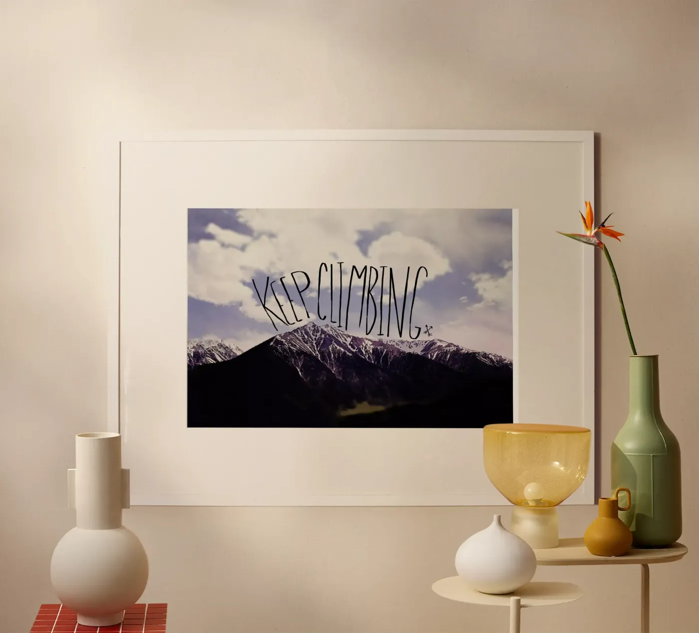 Keep climbing poster da Leah Flores