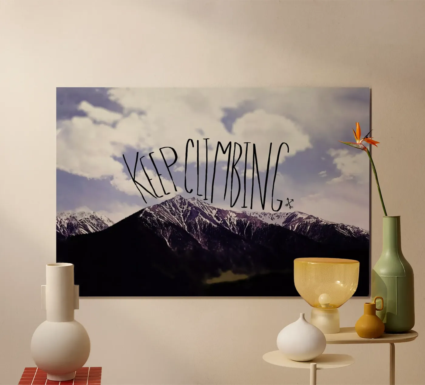 Keep climbing poster da Leah Flores