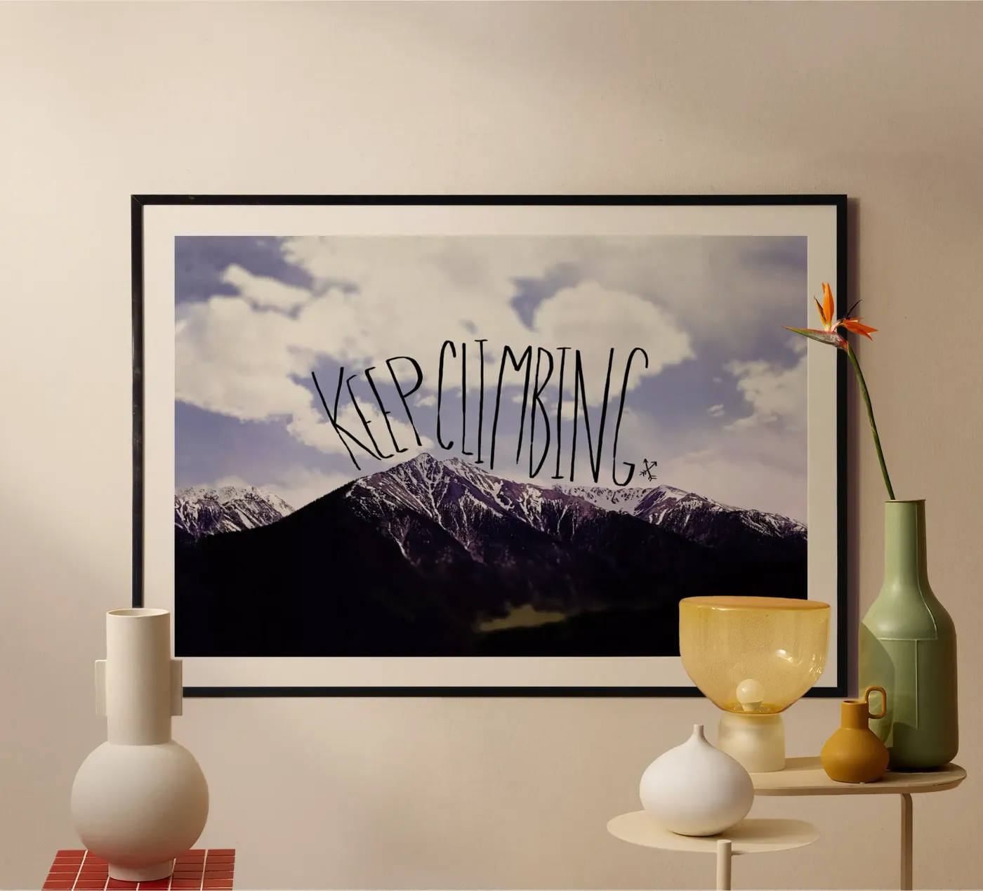 Keep climbing poster da Leah Flores