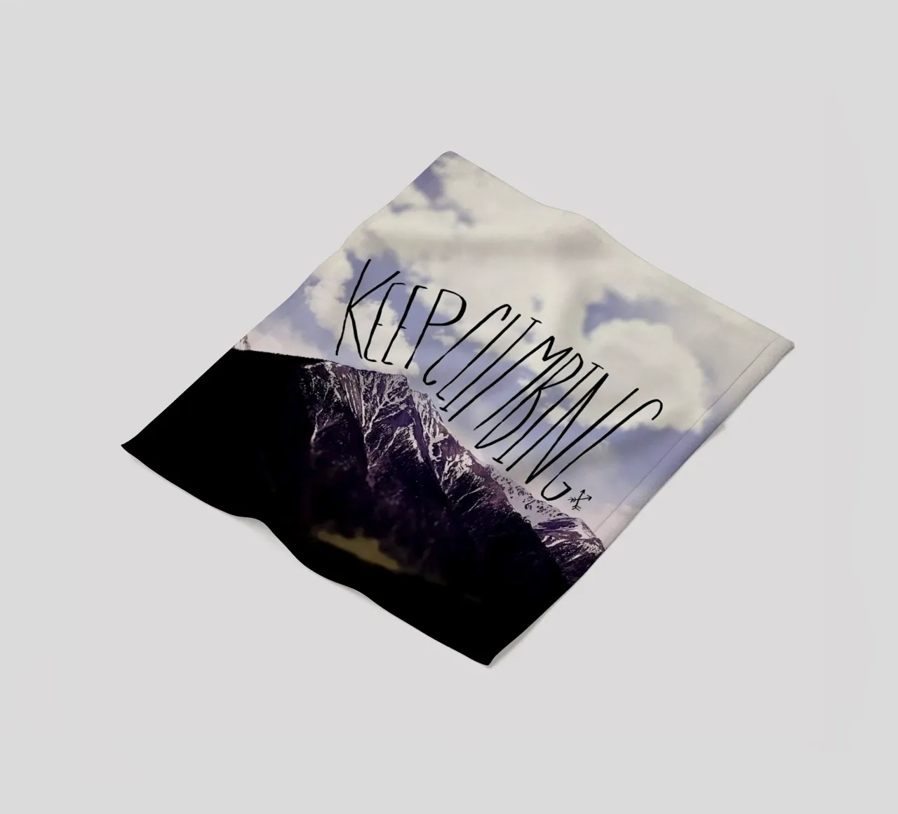 Keep climbing fleecedeken van Leah Flores