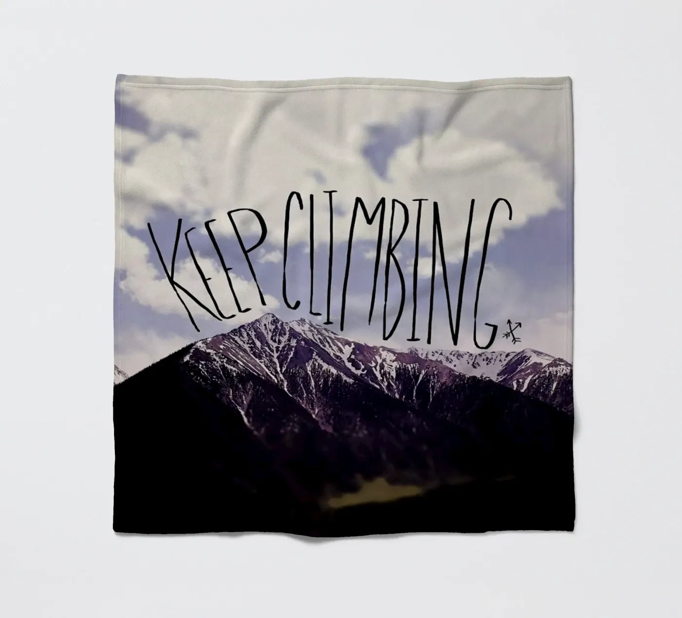 Keep climbing Fleecedecke von Leah Flores