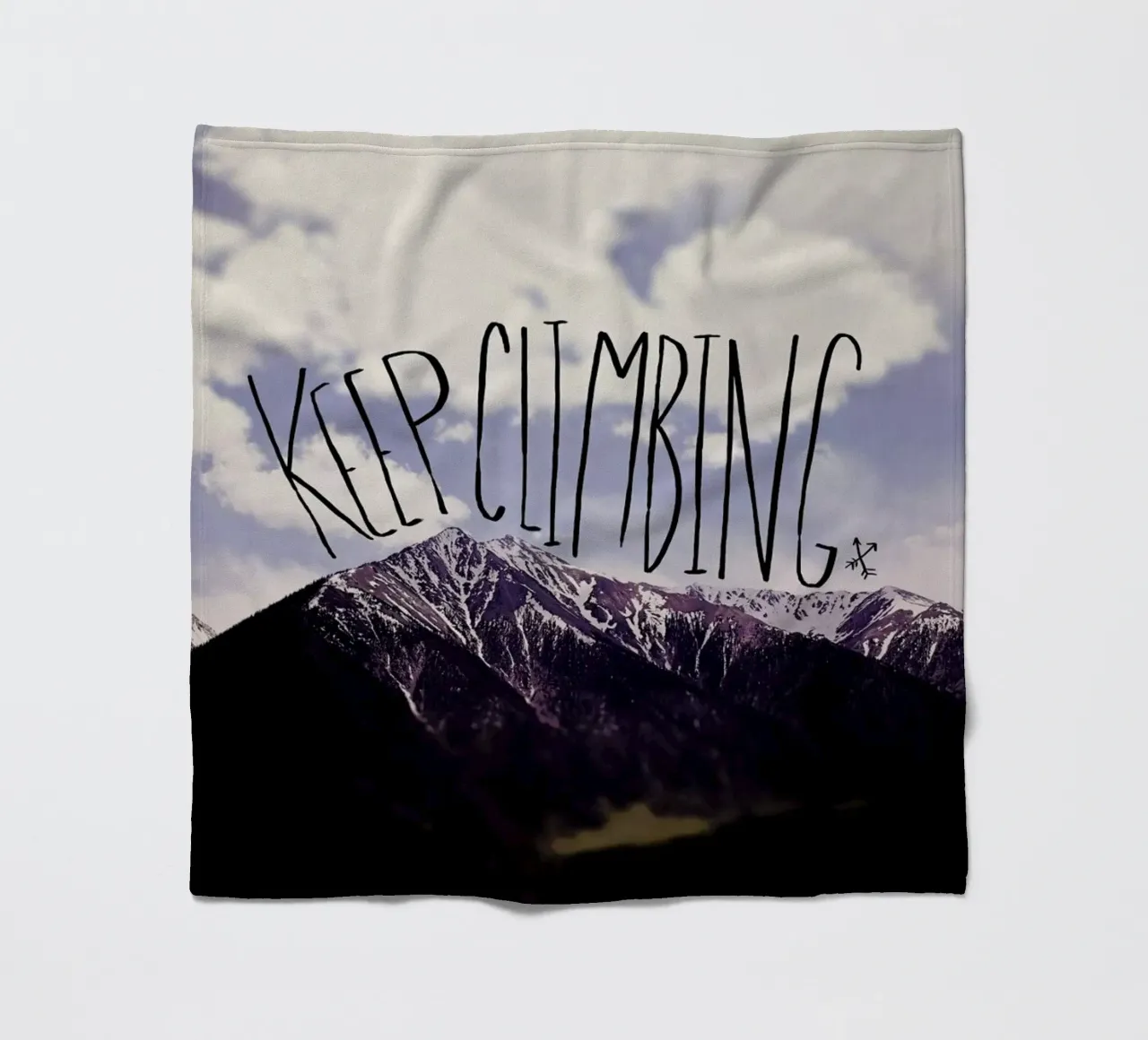 Keep climbing fleecedeken van Leah Flores