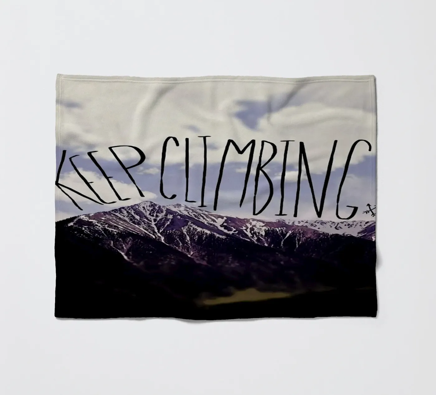 Keep climbing Fleecedecke von Leah Flores
